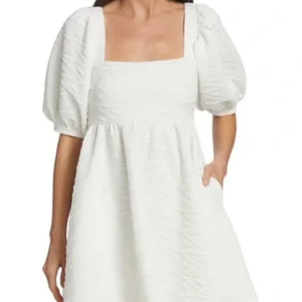 Free People White Babydoll Dress